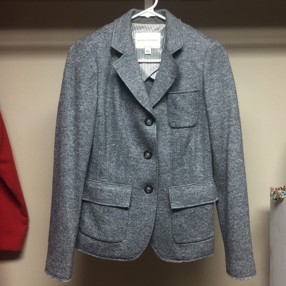 🍌 BANANA REPUBLIC 🍌 Wool Blend Button Up Coat